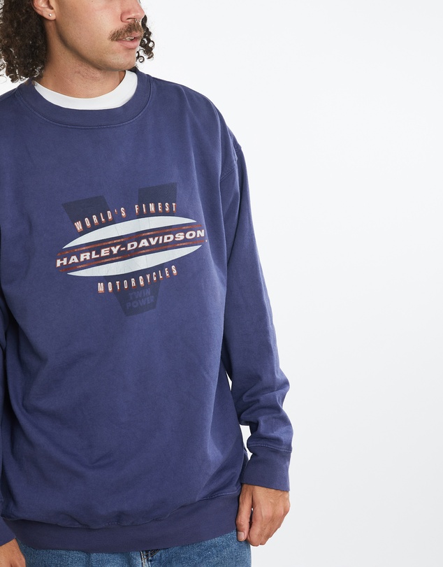 Vintage by The Real Deal - Pre Loved - Vintage 90s Harley Davidson Sweatshirt