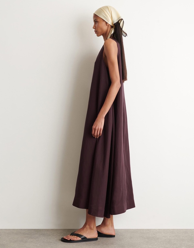 COS - A-Line Linen-Blend Maxi Dress