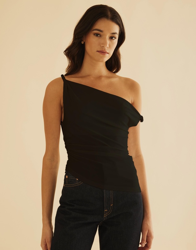 Atmos&Here - Twisted Off Shoulder Top