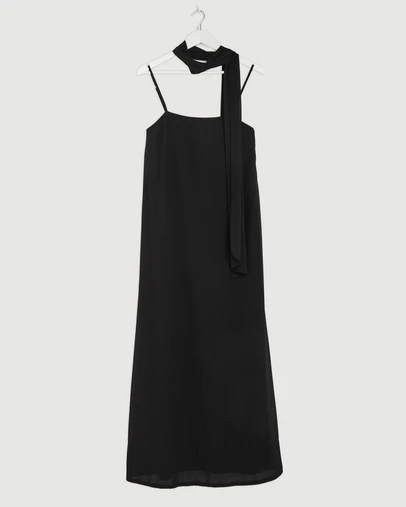 Revibe - Repaired Calli Malik Scarf Maxi Dress - AU 6