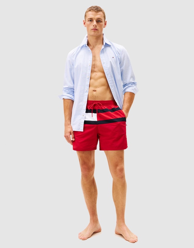 Tommy Hilfiger - Medium Drawstring Swim Shorts