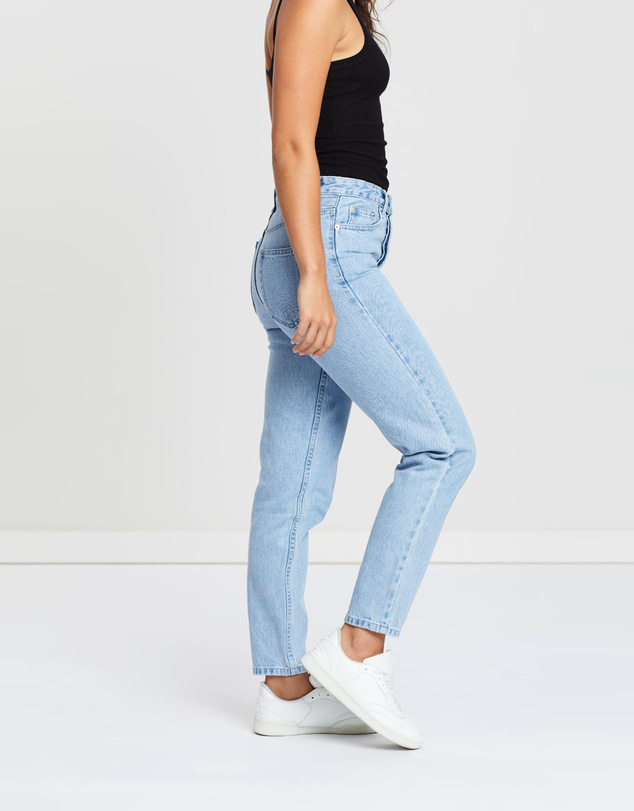 Assembly Label - High Waisted Rigid Jeans