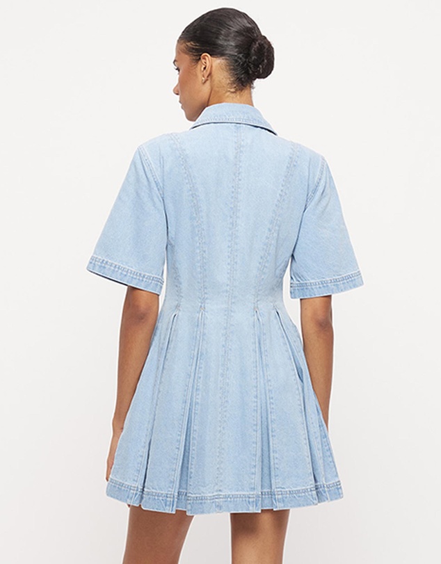 MON RENN - Hallie Denim Shirt Dress