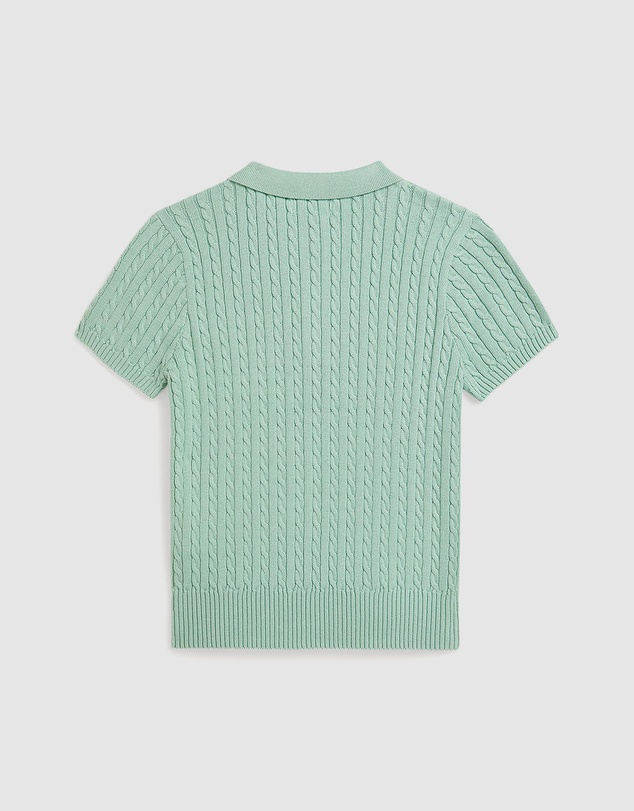 Polo Ralph Lauren - Mini-Cable Cotton Polo Sweater - Teens