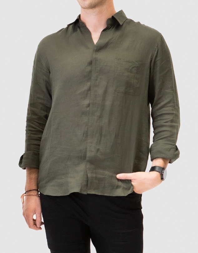 JAM The Label - Adaptive Magnetic Linen Shirt