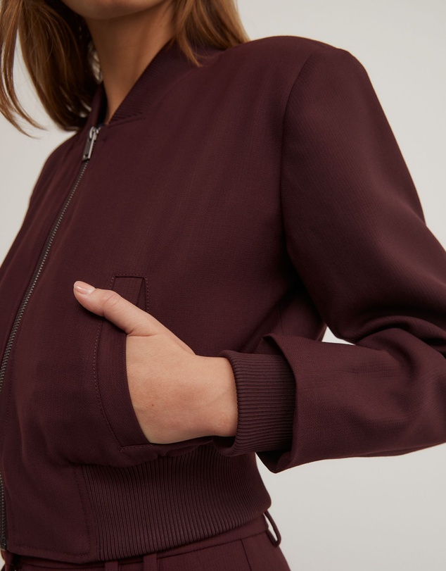 Witchery - Shoulder Pad Bomber Jacket