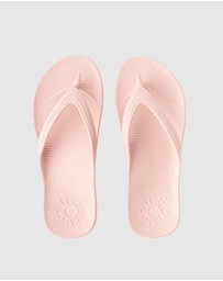 Tolu Australia - Pink Thongs With Arch Support