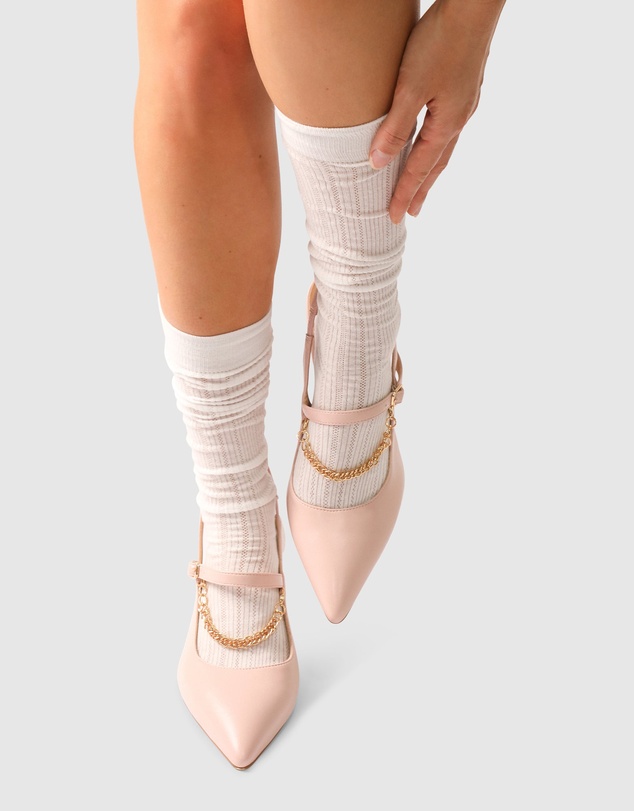 Belle & Bloom - Midnights 2 Pack Socks - White/ Grey