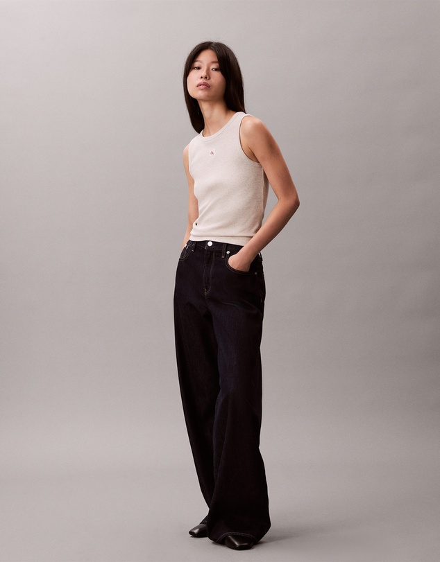 Calvin Klein Jeans - Cotton Stretch Ribbed Tank Top
