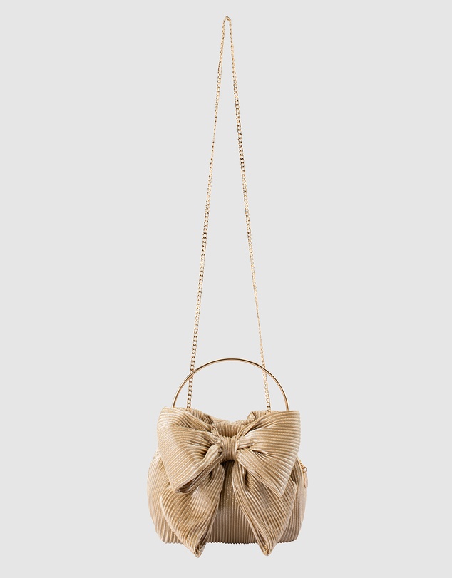 Olga Berg - Elise Pleated Top Handle