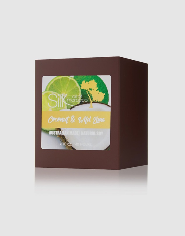 Silk Oil of Morocco - Coconut & Wild Lime Natural Soy Candle