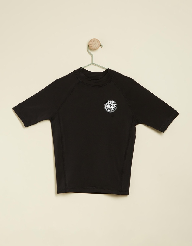 Rip Curl - Icons UV Brushed Short Sleeve Rash - Teens