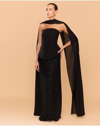 CATHERINE FERRARO - Cleo Bustier Top Plus Scarf