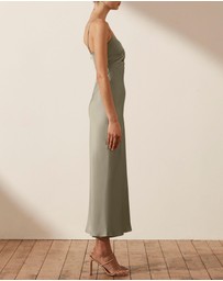 Shona Joy - Luxe Twist Front Sleeveless Midi Dress