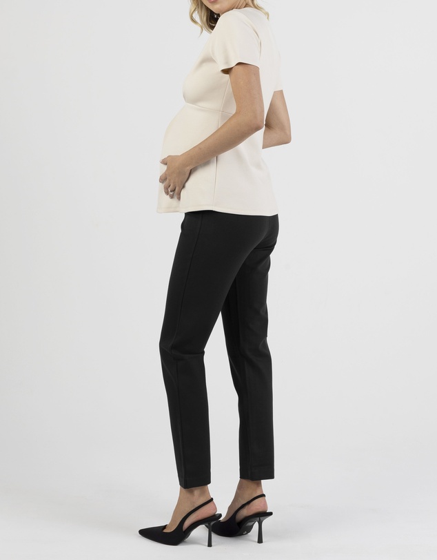 Angel Maternity - Maternity Straight Cut Ponti Work Pants