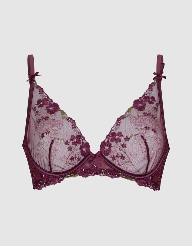 Hunkemoller - Peonie Non-Padded Underwired Longline Bra