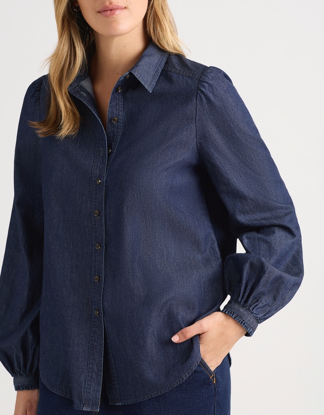 David Lawrence - Ellena Chambray Blouse