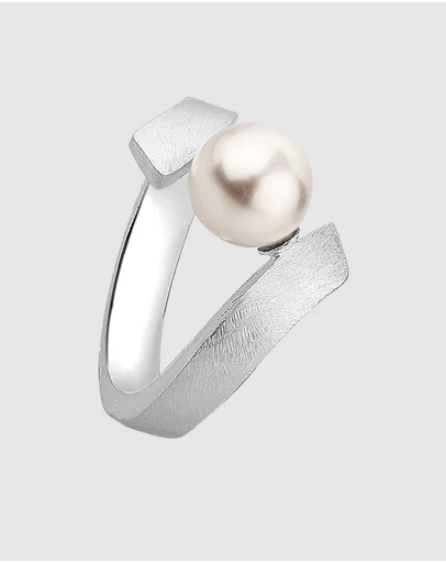 Elli Jewelry - Ring Pearl 925 Sterling Silver