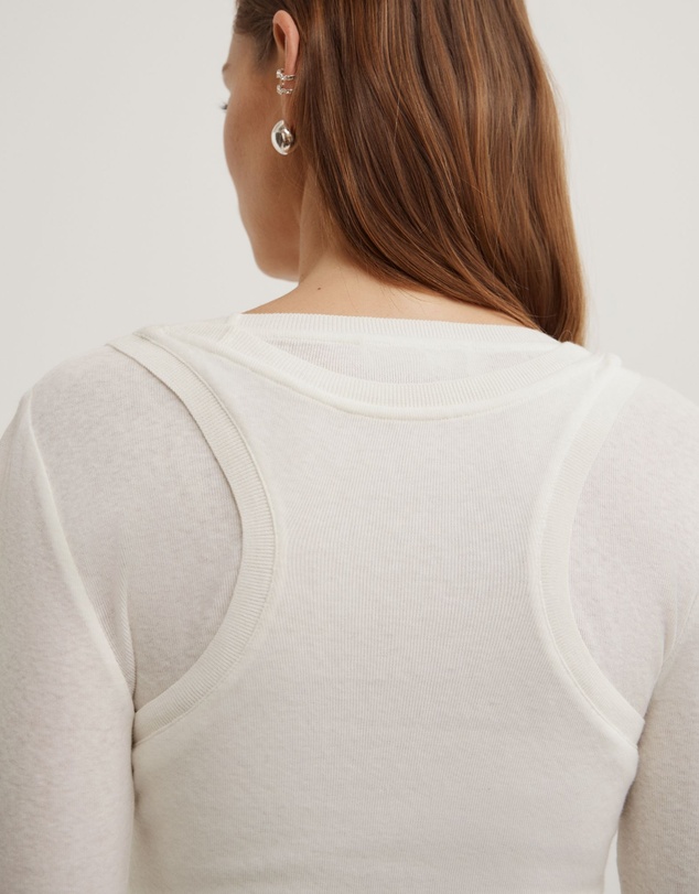 Witchery - Long Sleeve Overlay Top