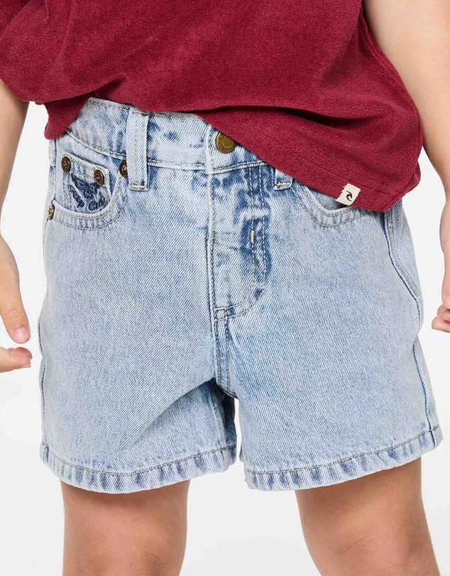 Rip Curl - Tabby Denim Shorts - Girls (1-8 years)