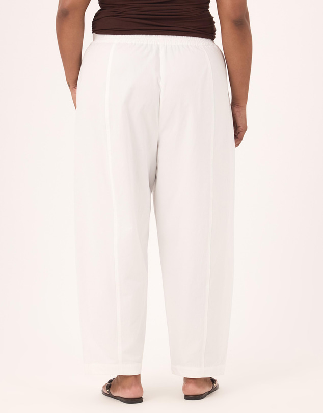 Atmos&Here Curvy - Sienna Cotton Barrel Leg Pants