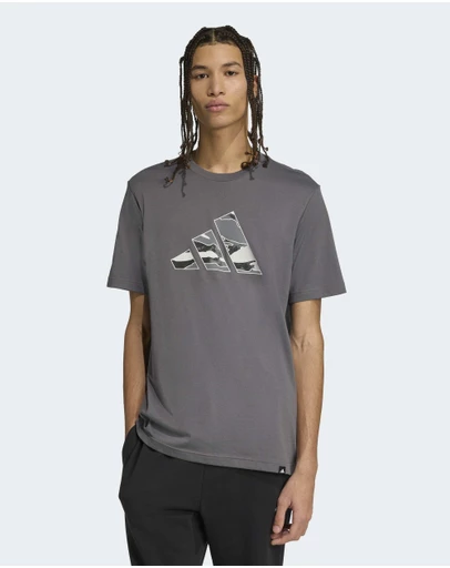 adidas Sportswear - Camo Logo Graphic Tee Mens