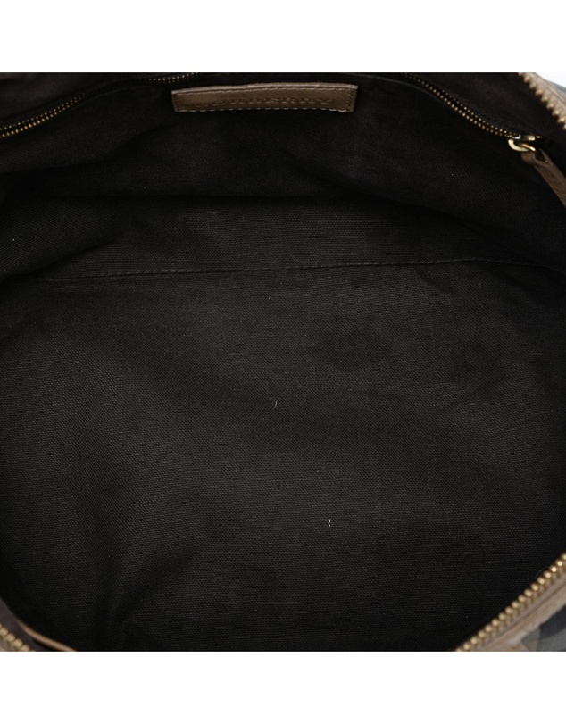 Pre-Loved by Azura Reborn - Pre-Loved House Check Canvas Satchel