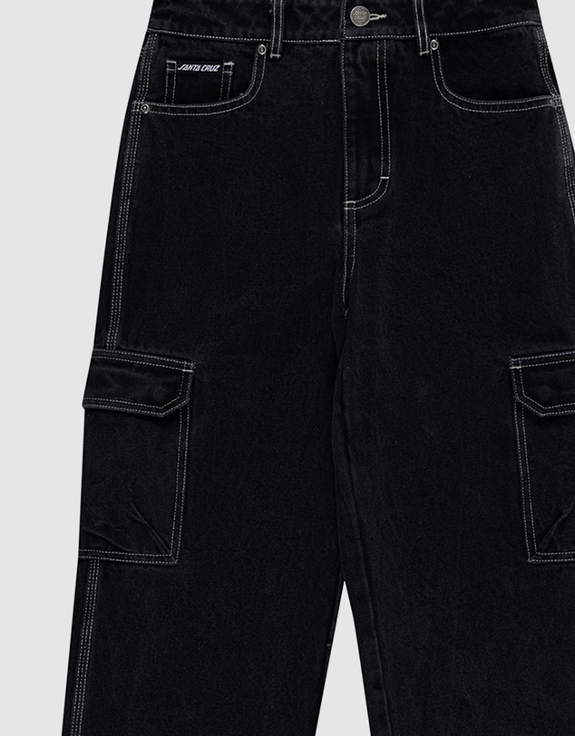 Santa Cruz - Reverse Dot Patch Jeans - Teens