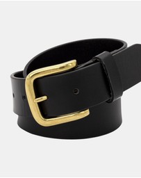 Buckle - Triton. Australian Made Buffalo Leather Belt. 35mm width.
