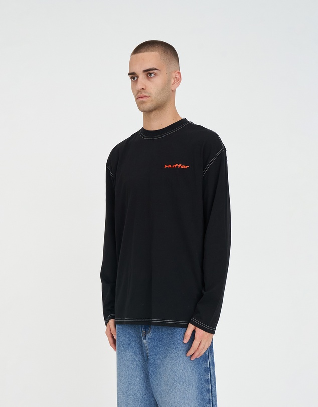 Huffer - LS Block Tee 220/Stitched