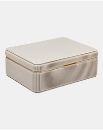 Wolf - Wolf Bella Large Jewellery Box Bone