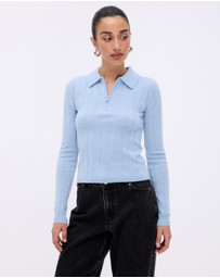 Minima Esenciales - Vali Merino Wool Knit Polo