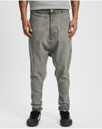 Surrounded By Ghosts - The Haxonite Super Low Crotch Tailored Denim Pants