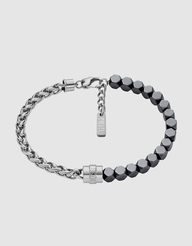 Diesel - Diesel Font Silver tone Bracelet