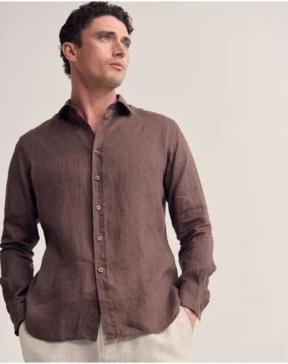 Oxford - Cooper Ls French Linen Shirt
