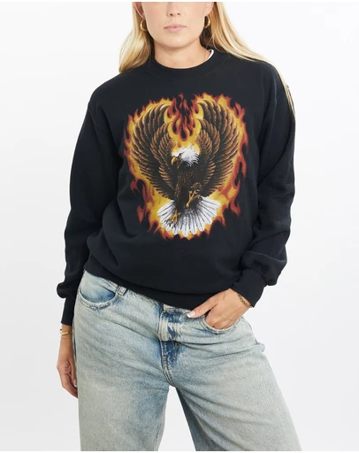 Vintage by The Real Deal - Pre Loved - Vintage Eagle Wildlife Sweatshirt