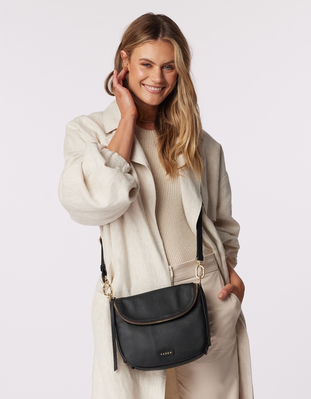 SABEN - Fifi Leather Crossbody Bag