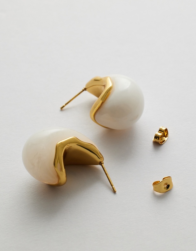 Moira Hughes - The White Label - Danika Resin Earrings