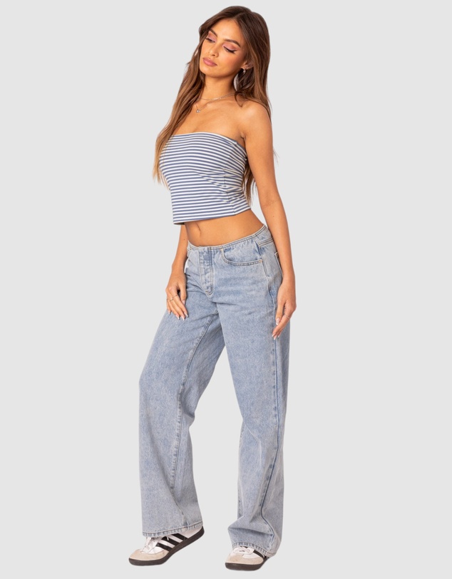 EDIKTED - Lilah Striped Tube Top