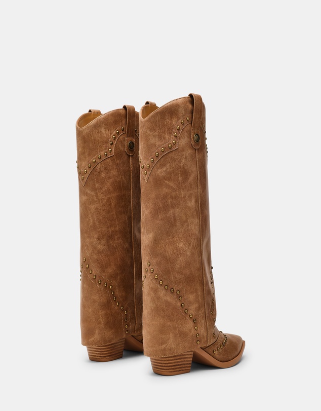 Steve Madden - Streamline Cognac Boots
