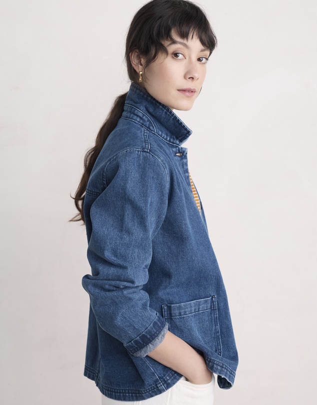 Seasalt - Seasalt Cornwall Blue Reading Rocks Jacket II