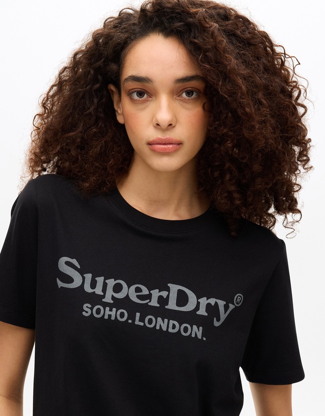 Superdry - Venue Metallic Graphic Tee