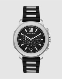 Michael Kors - Prescott Black Chronograph Watch