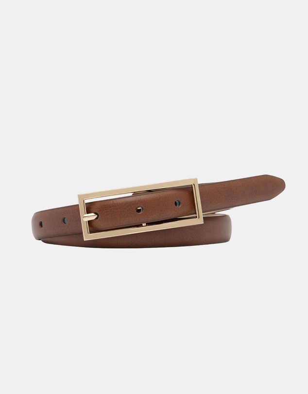 Buckle - Harper. Australian Made Classic Leather Belt. 19mm width.