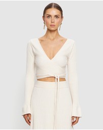 KIVARI - Daphne Rib Knit Top