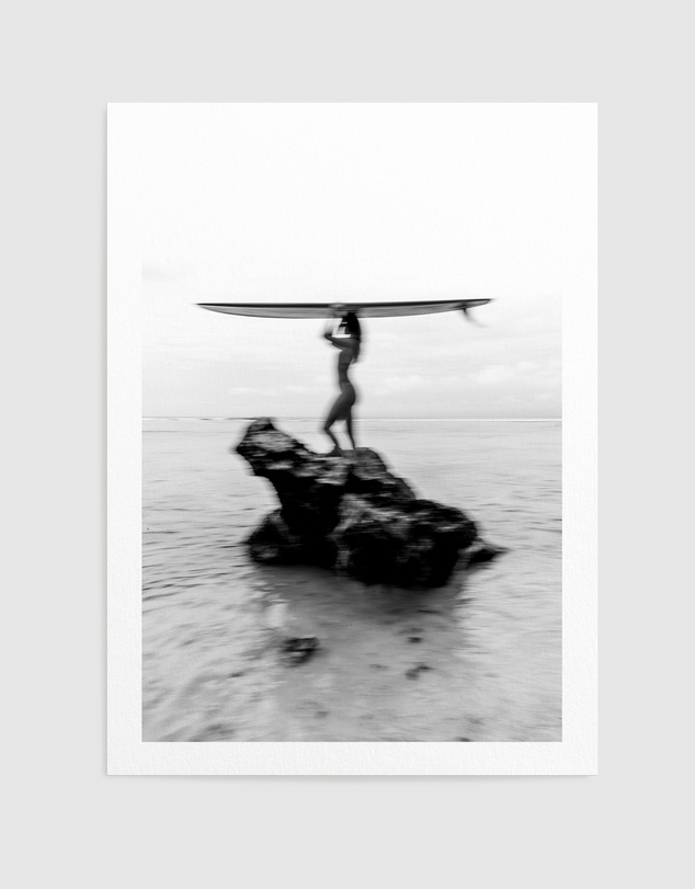 Olive et Oriel - Surf Check by Mario Stefanelli Art Print