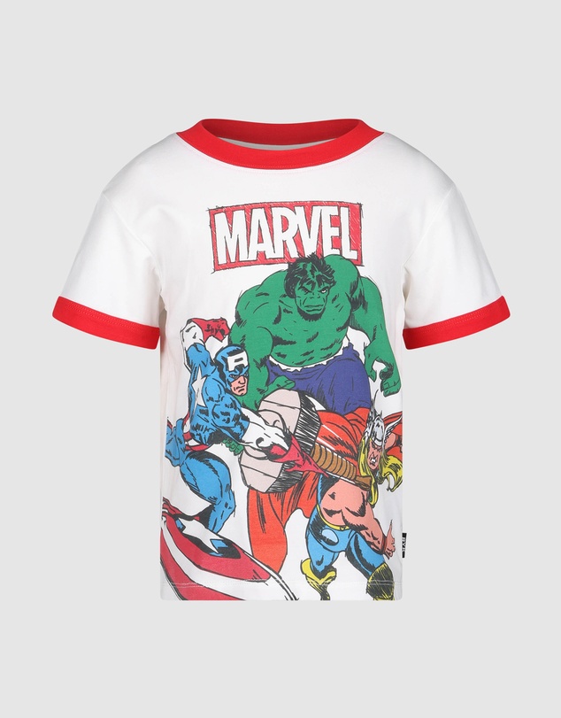 Rock Your Kid - Marvel Stripe Tee - ICONIC EXCLUSIVE
