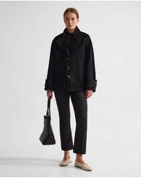 Oxford - Sarina Wool Blend Scarf Jacket