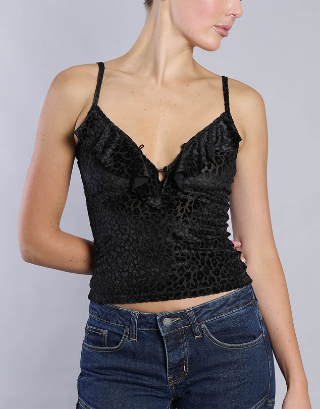 Love and Nostalgia - Georgia Ruffle Burnout Cami