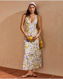 MINKPINK - Riviera Cross Back Midi Dress